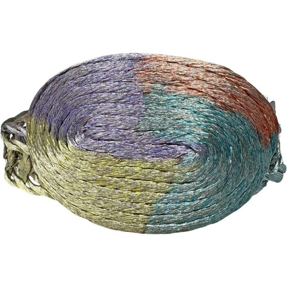 Vintage Stelios Paraskevas Handwoven Braided Copper‎ Oval Buckle Belt main image 6